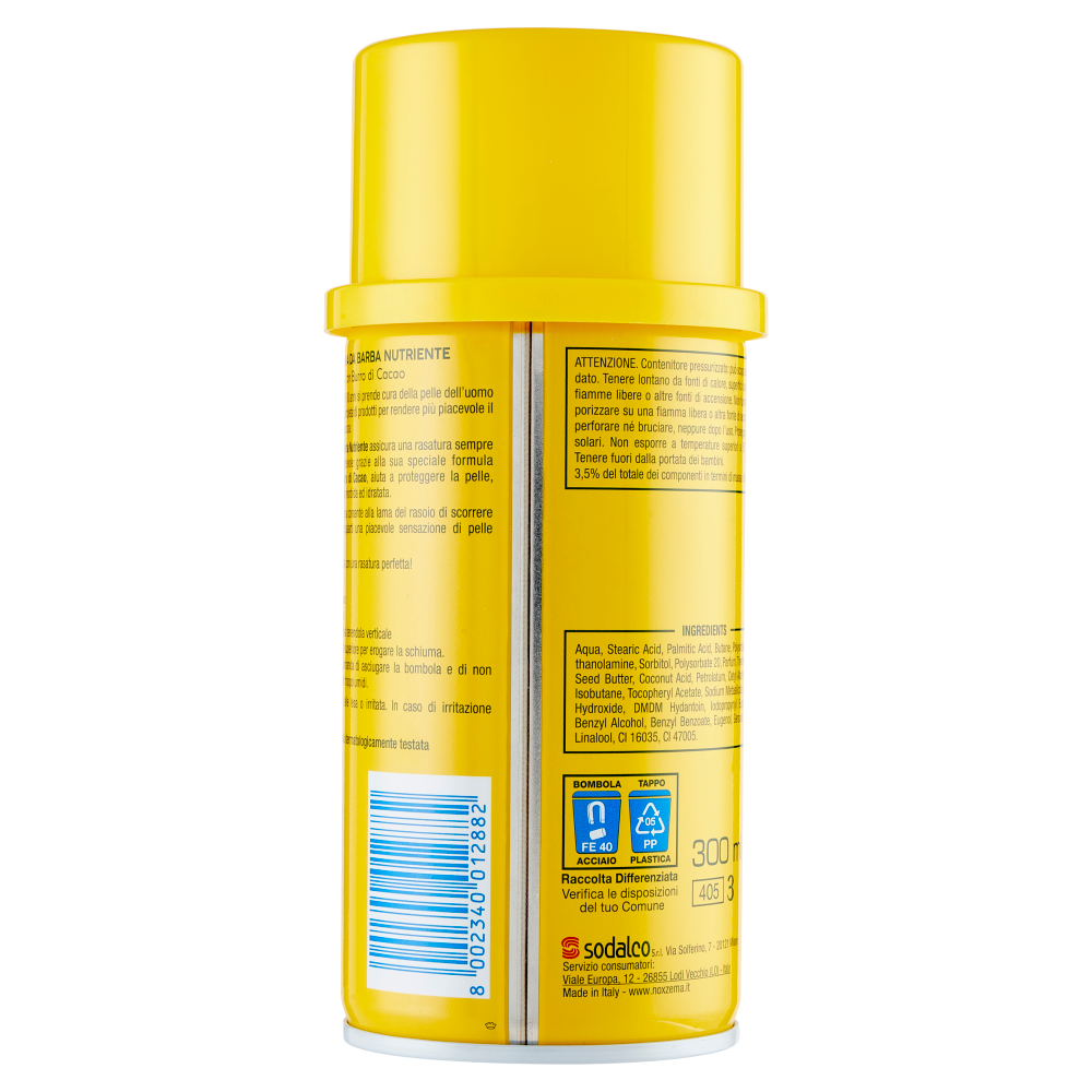 Noxzema Protective Shave Nutriente Schiuma da Barba con Burro di Cacao 300 ml