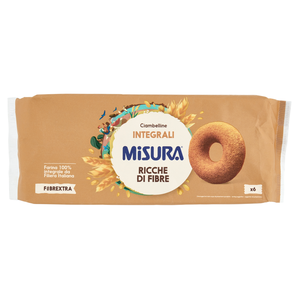 Misura Fibrextra 6 Ciambelline Integrali 230 g