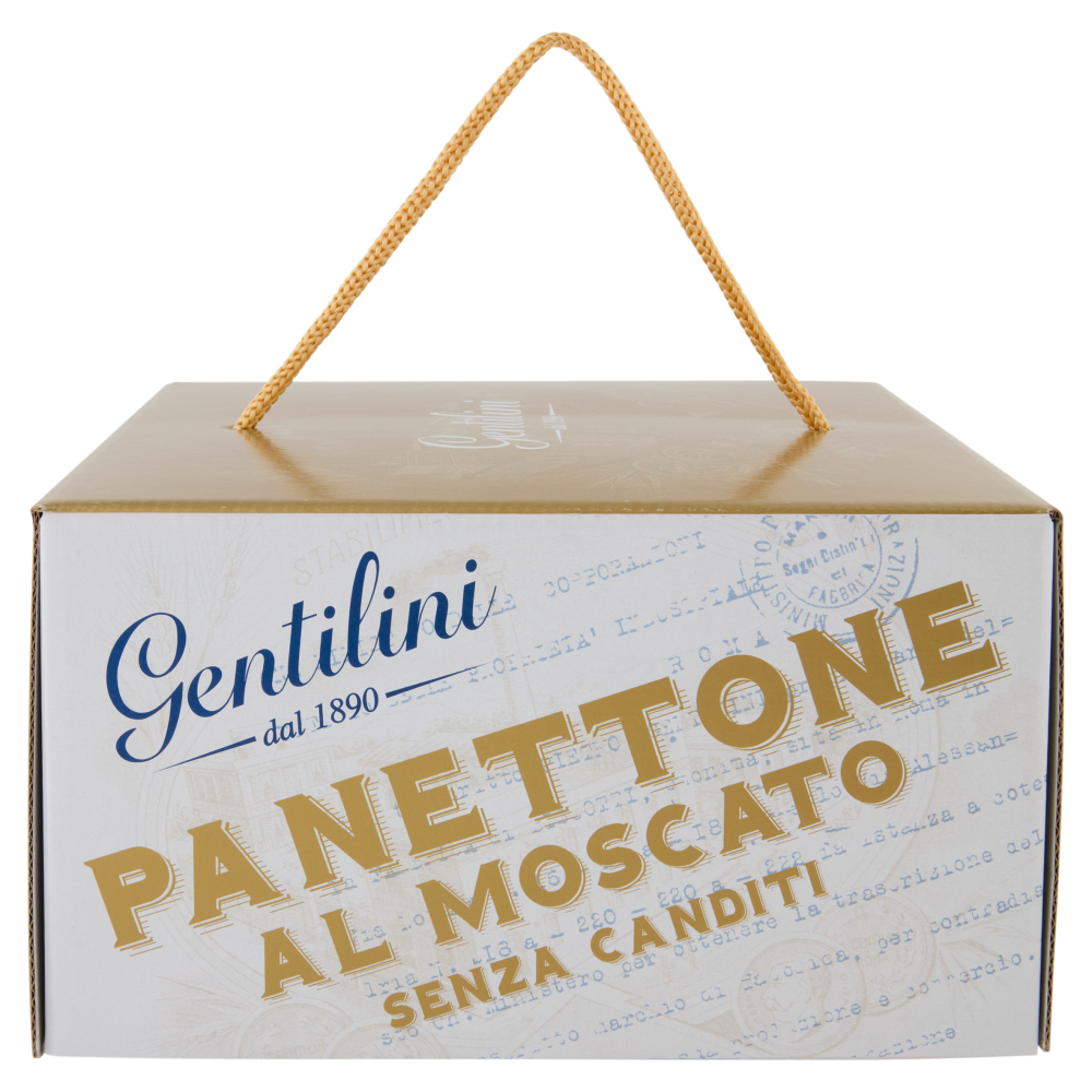 Gentilini Panettone al Moscato Senza Canditi 750 g