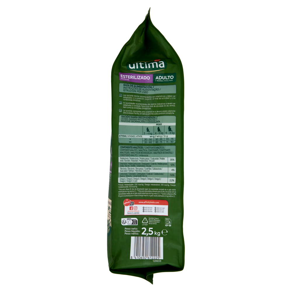 ultima Cat Sterilizzati con Pollo 2,5 kg