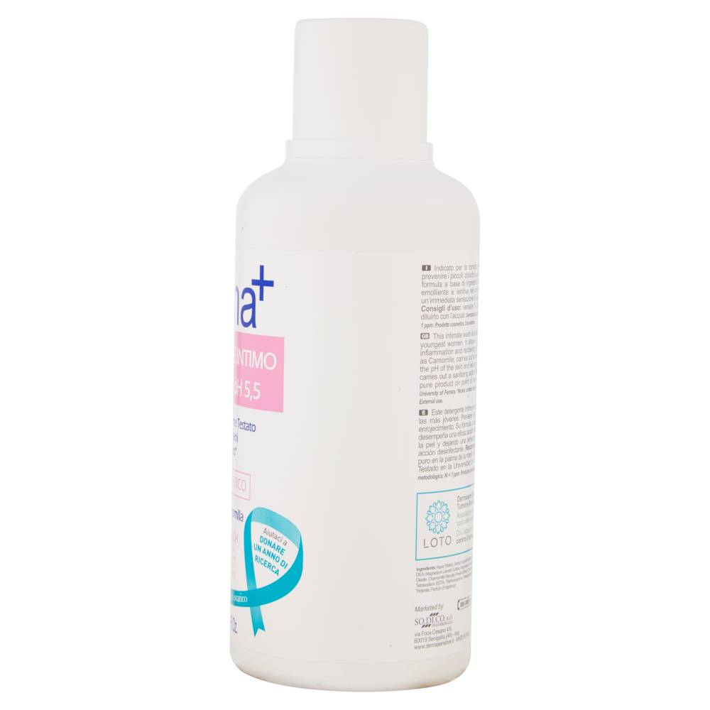 intima⁺ Detergente Intimo Lenitivo pH 5,5 500 ml