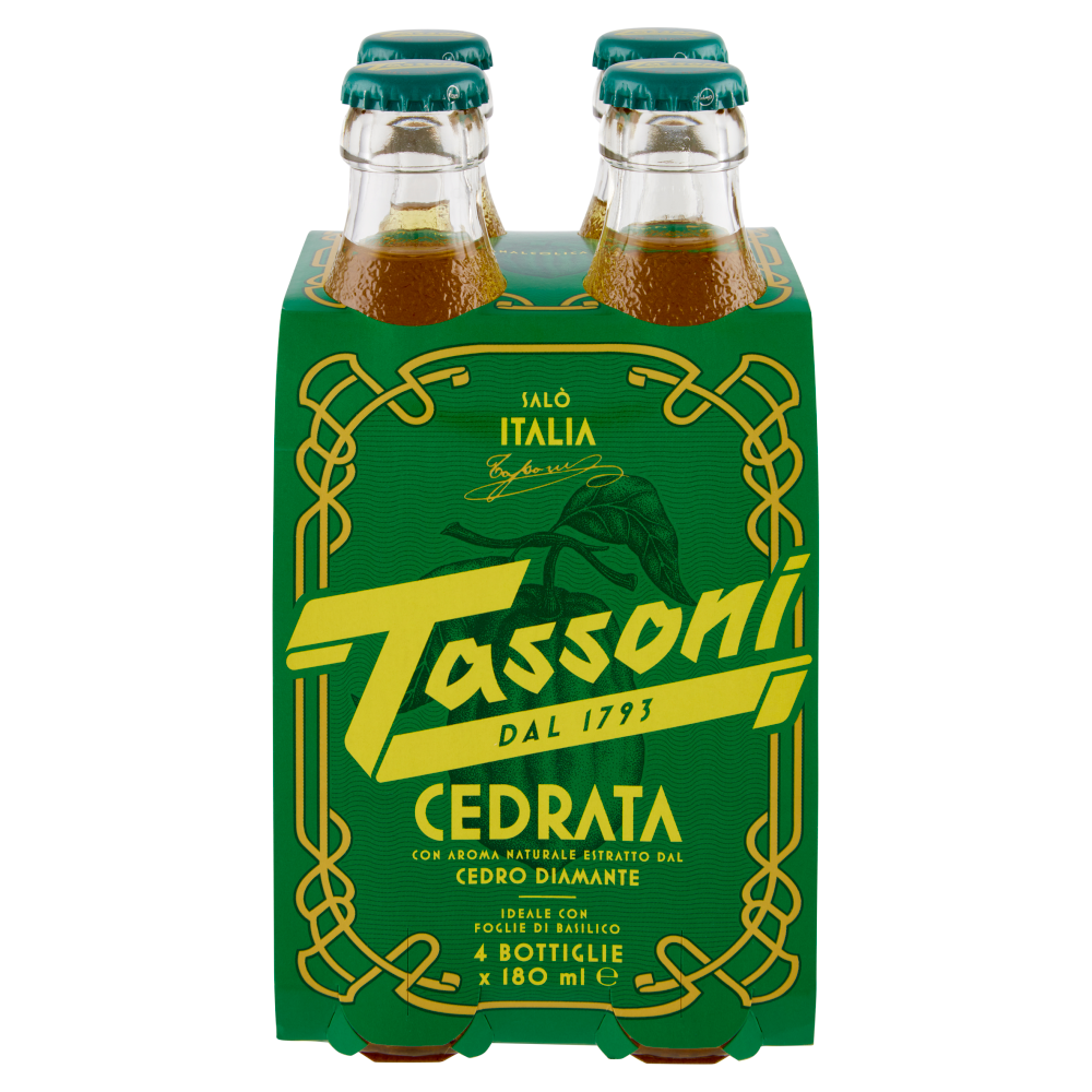 Tassoni Cedrata 4 x 180 ml