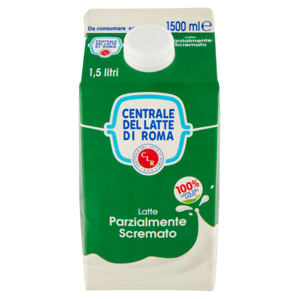 Centrale del Latte di Roma Latte Parzialmente Scremato 1500 ml