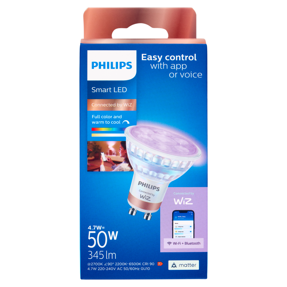 Philips Smart COLOR Faretto 50W GU10
