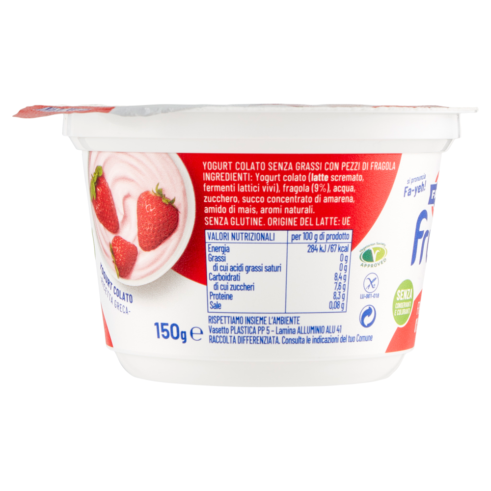Fage fruyo Fragola 0% Grassi 150 g