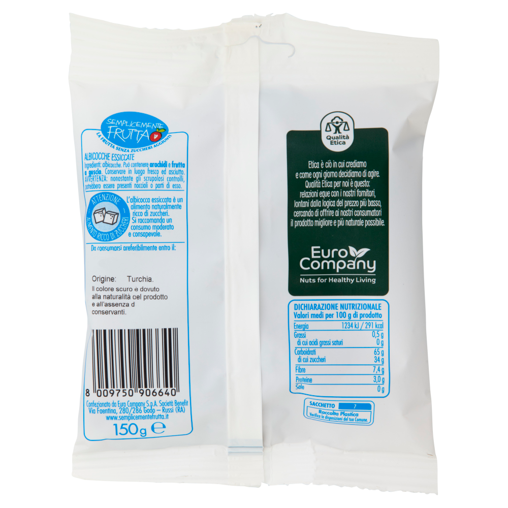Semplicemente Frutta Albicocche 150 g