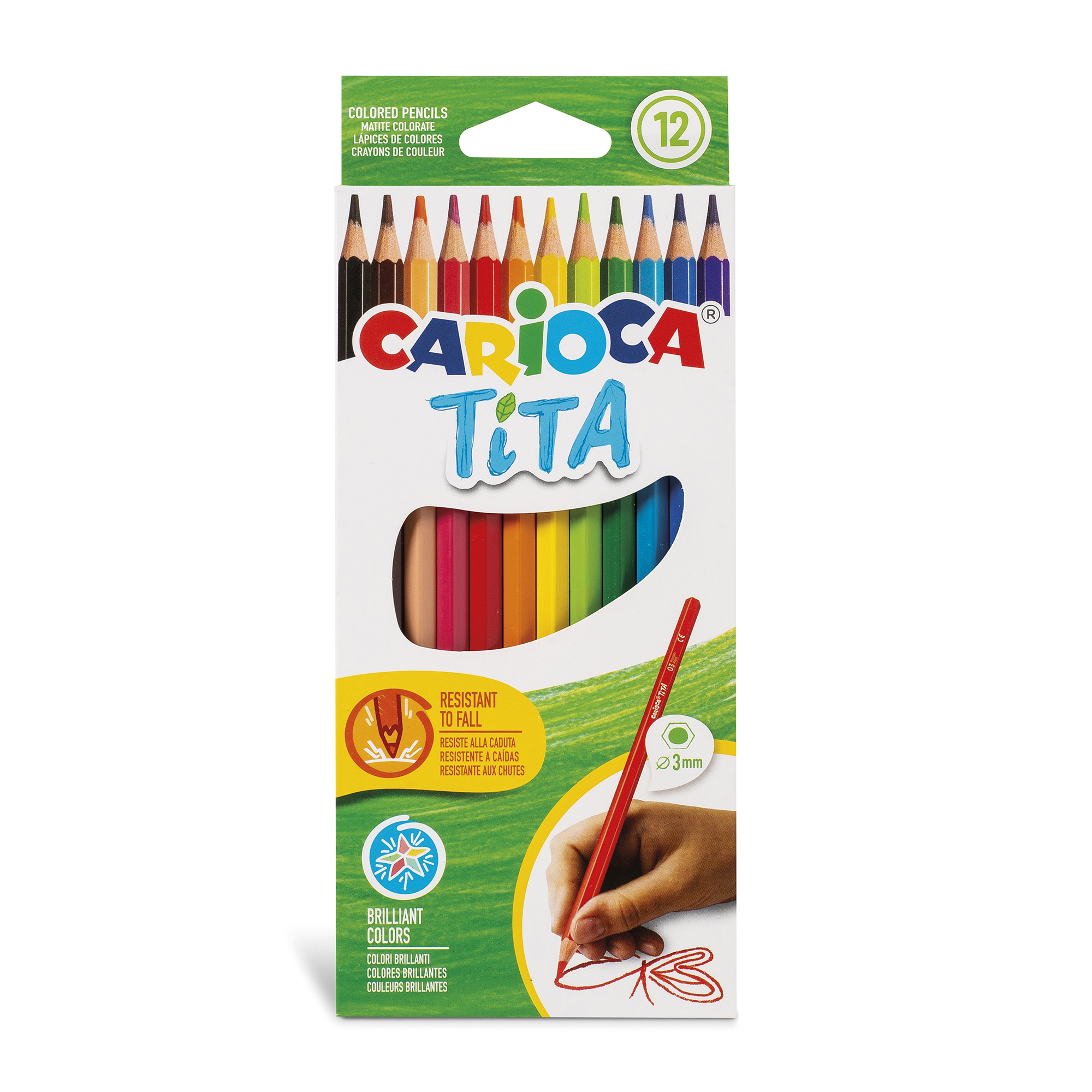 Carioca Tita 12pcs Colored Pencils