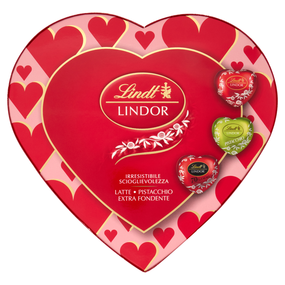 Lindt Lindor scatola cuore assortita 178 g