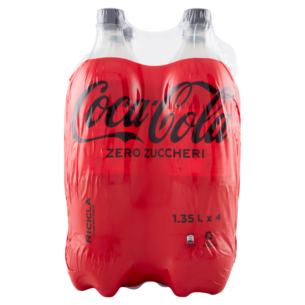 COCA-COLA Zero Zuccheri PET 4 x 1,35 L