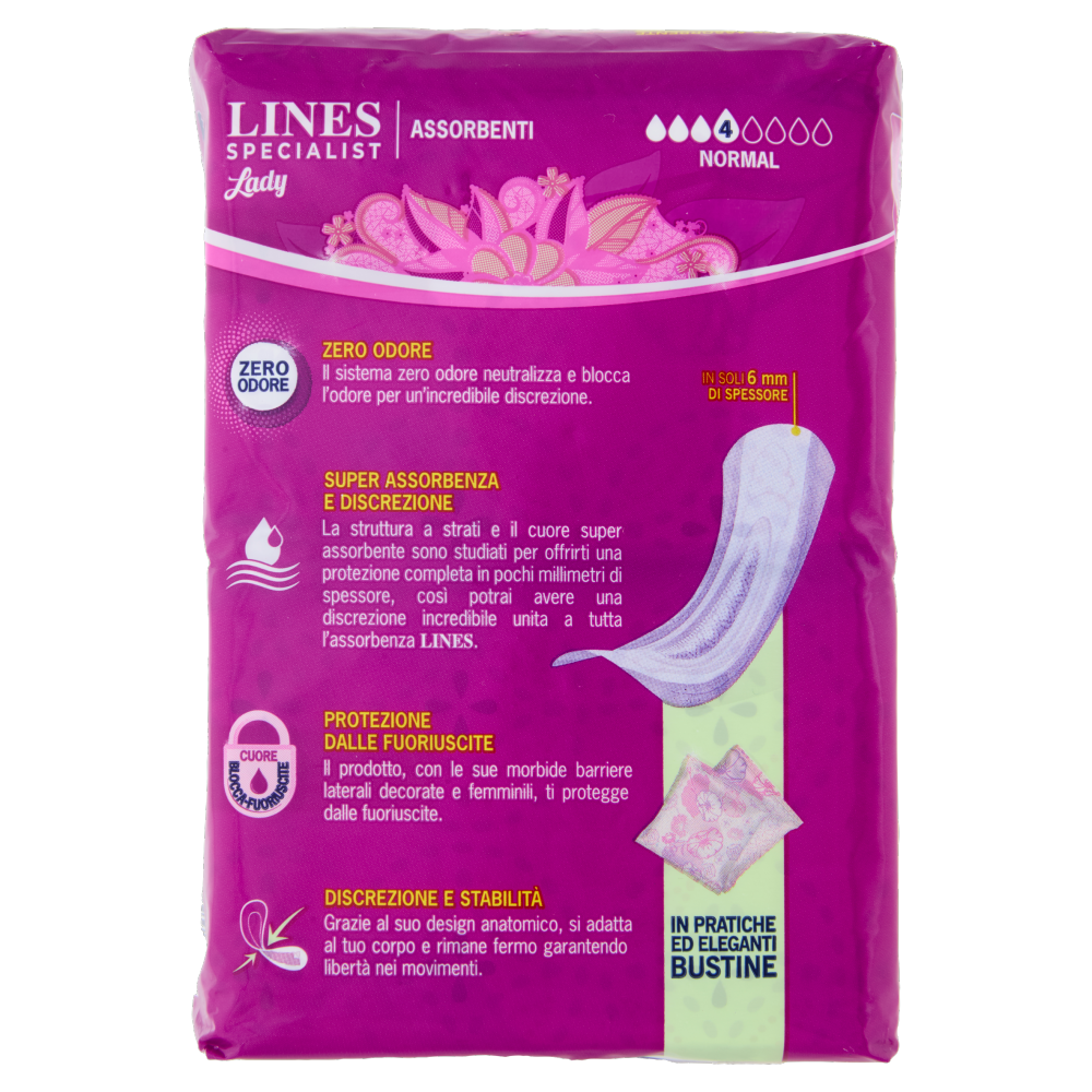 Lines Specialist Lady Assorbenti Normal 12 pz