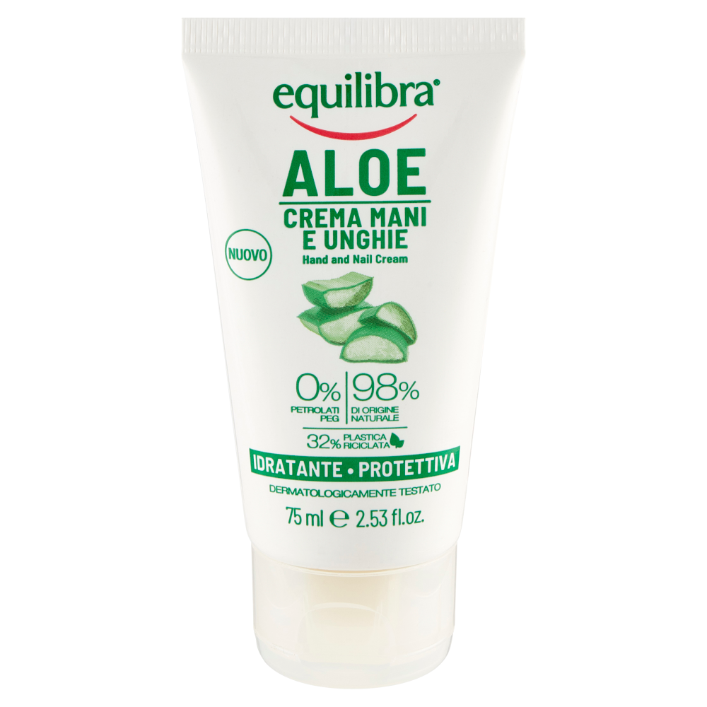 equilibra Aloe Crema Mani e Unghie Idratante - Protettiva 75 ml