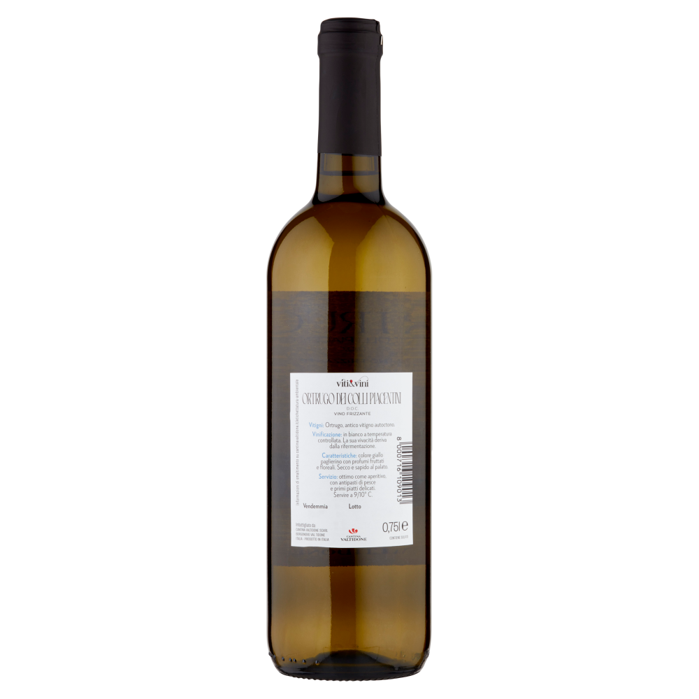 Cantina Valtidone viti&vini Ortrugo dei Colli Piacentini D.O.C. Vino Frizzante 0,75 l