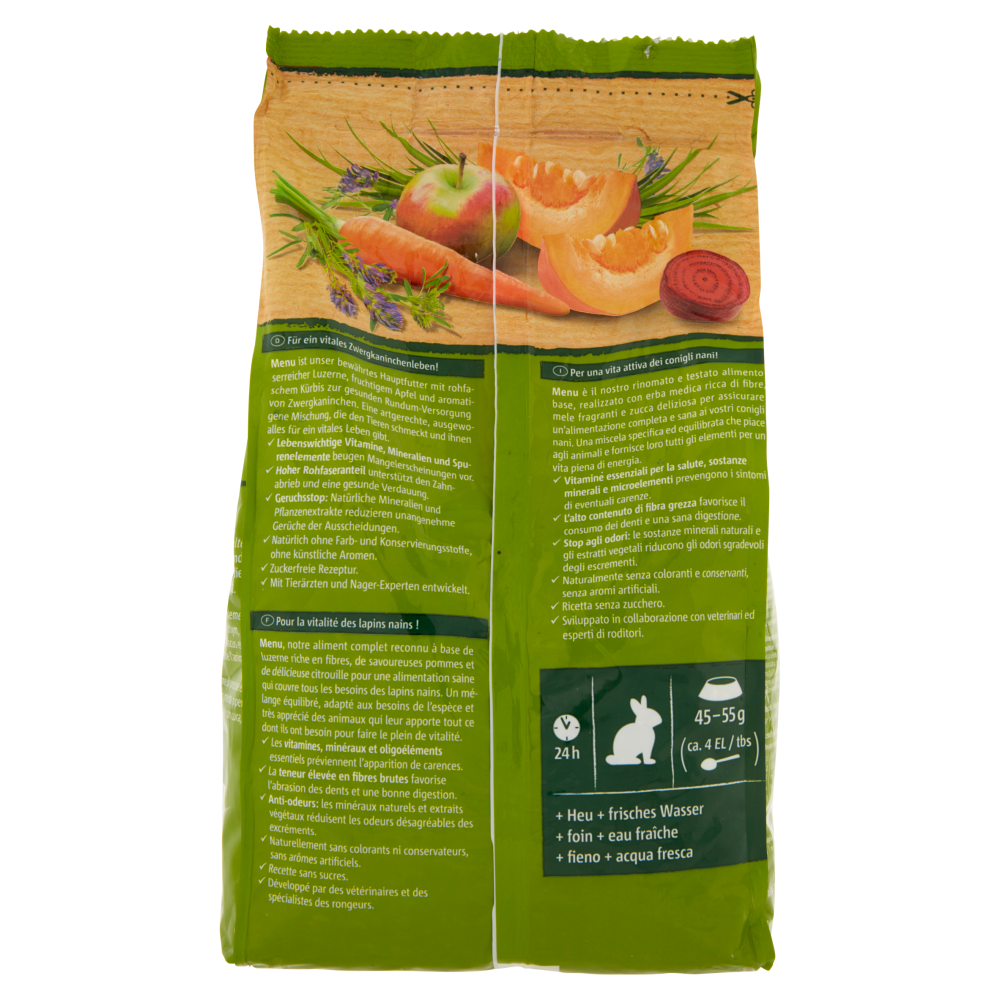 Vitakraft Menu Vital Conigli nani - Alimento completo 1 kg