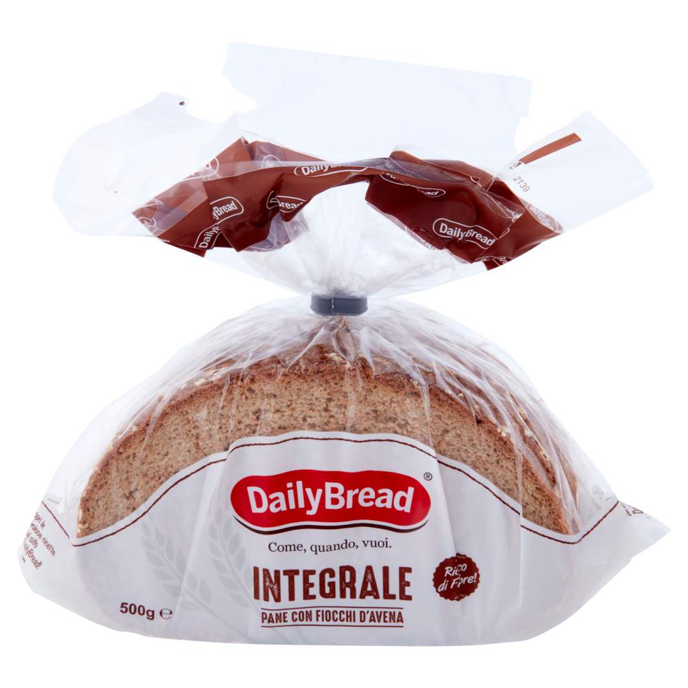 DailyBread Integrale Pane con Fiocchi d'Avena 500 g