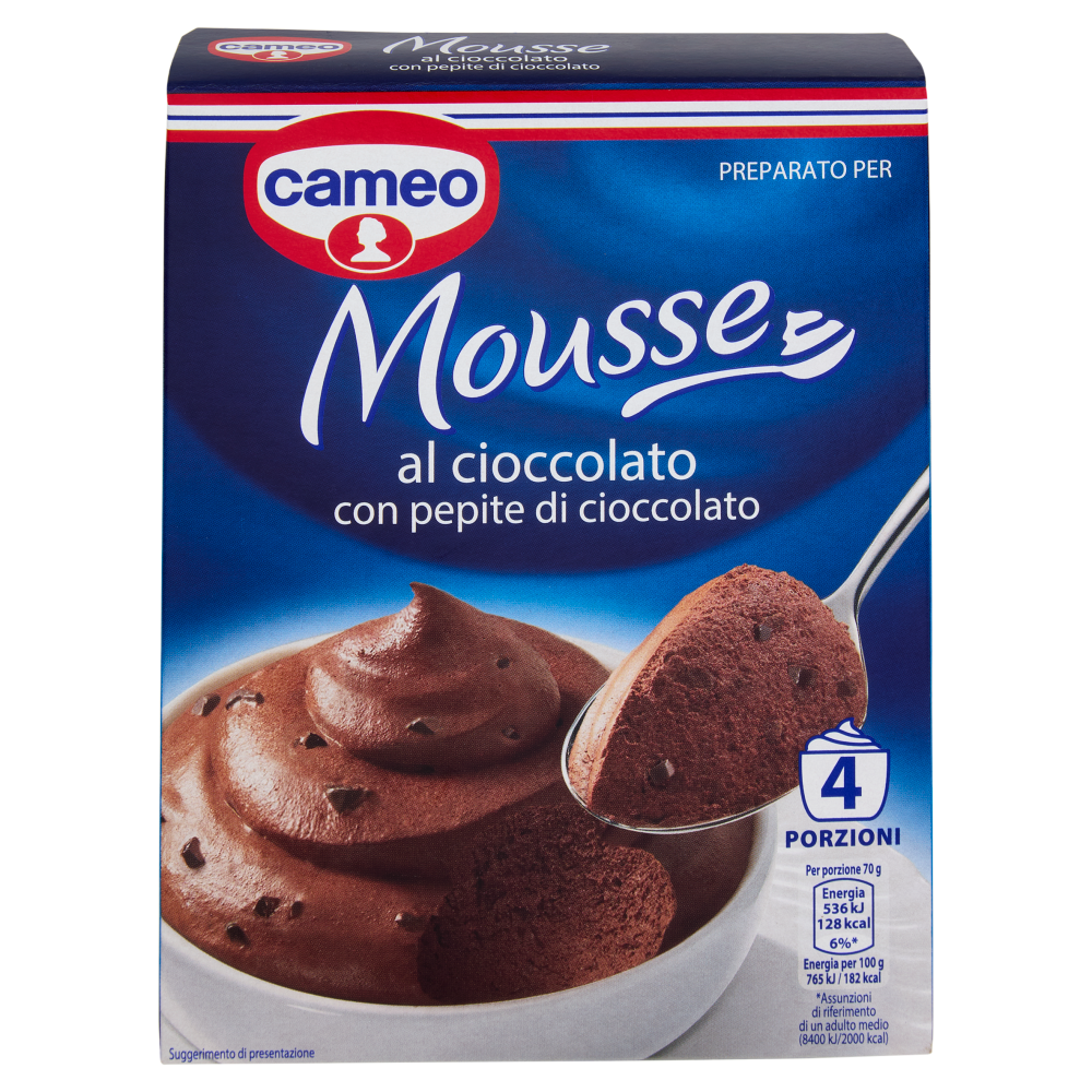 cameo Preparato per Mousse al cioccolato con pepite di cioccolato 98 g