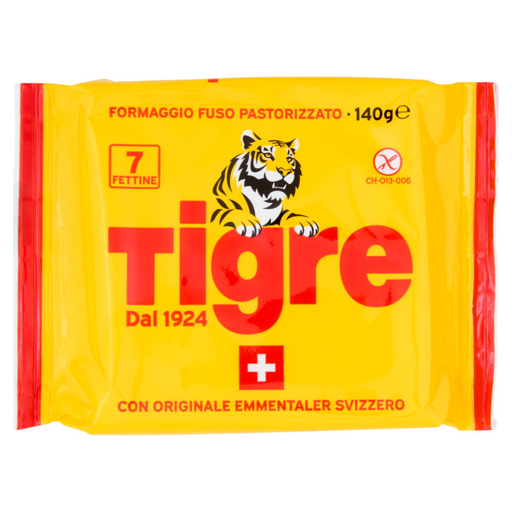 Tigre Formaggio Fuso Pastorizzato 7 Fettine 140 g 