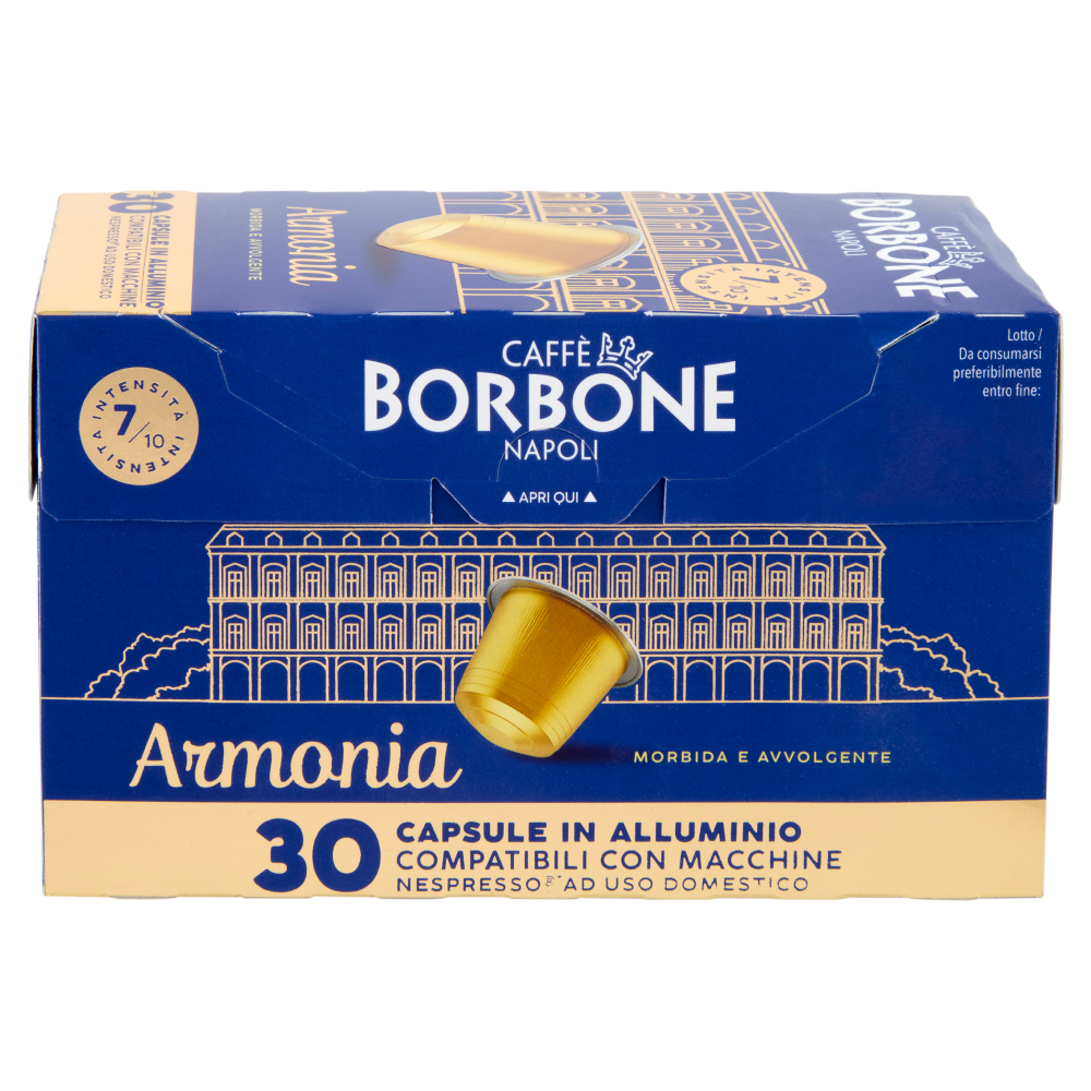 Caffè Borbone Armonia Capsule in Alluminio Compatibili Nespresso* 30 x 5 g