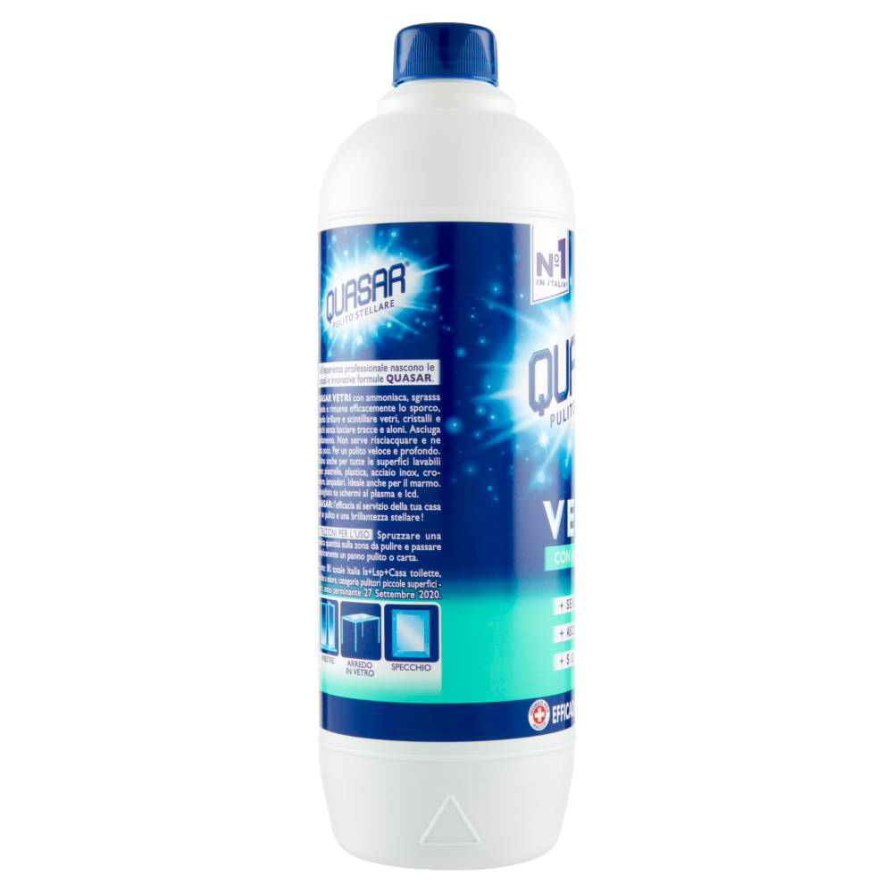 Quasar Vetri con Ammoniaca Ricarica 650 ml