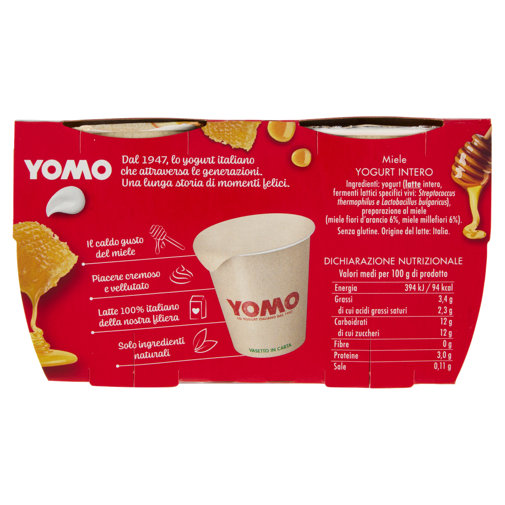 Yomo Intero Miele 2 x 125 g