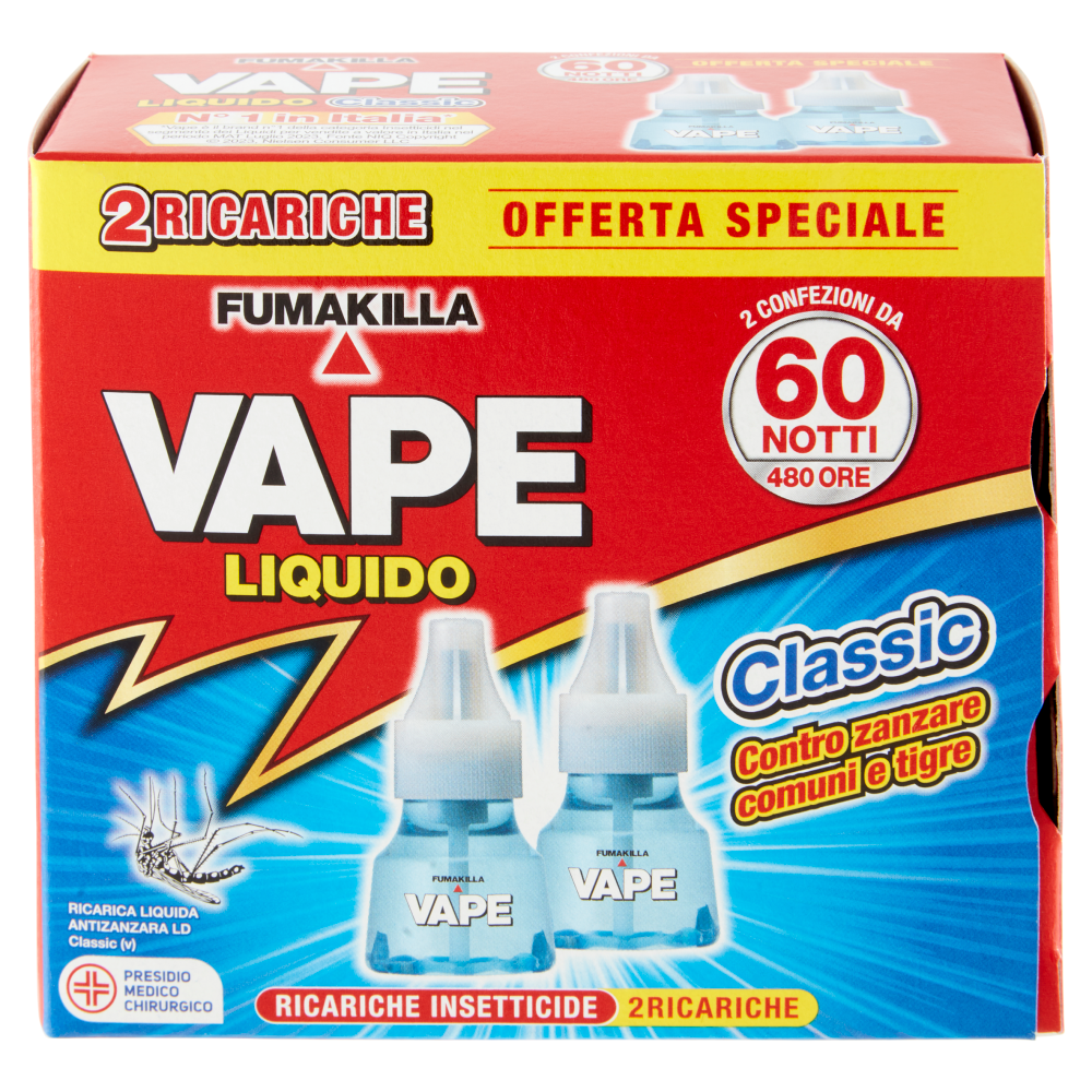 VAPE Liquido Classic Ricarica 2 x 30 ml