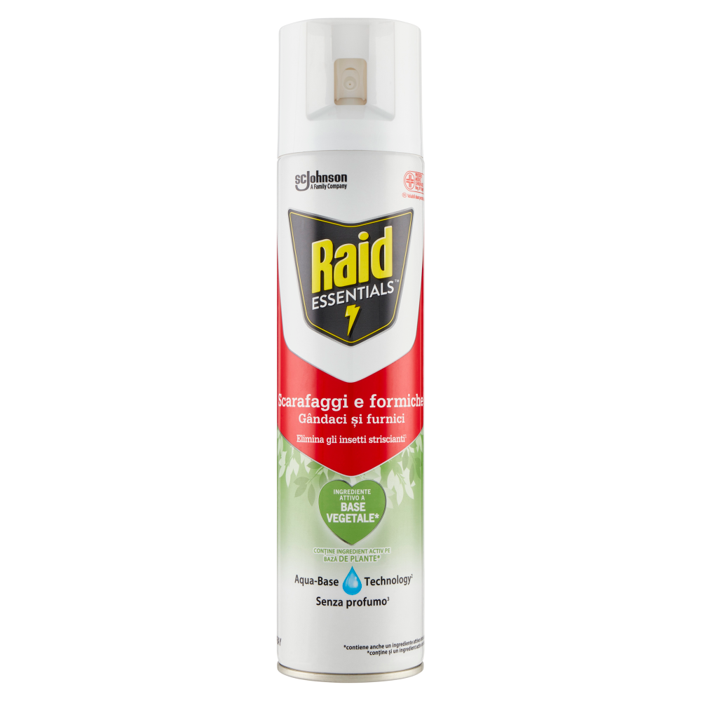 Raid Essentials Scarafaggi e Formiche, 400 ml