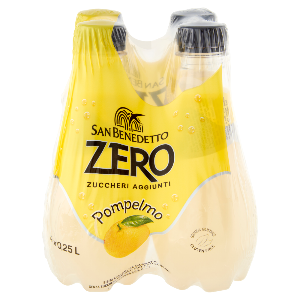 San Benedetto Pompelmo Zero 0,25 L x4