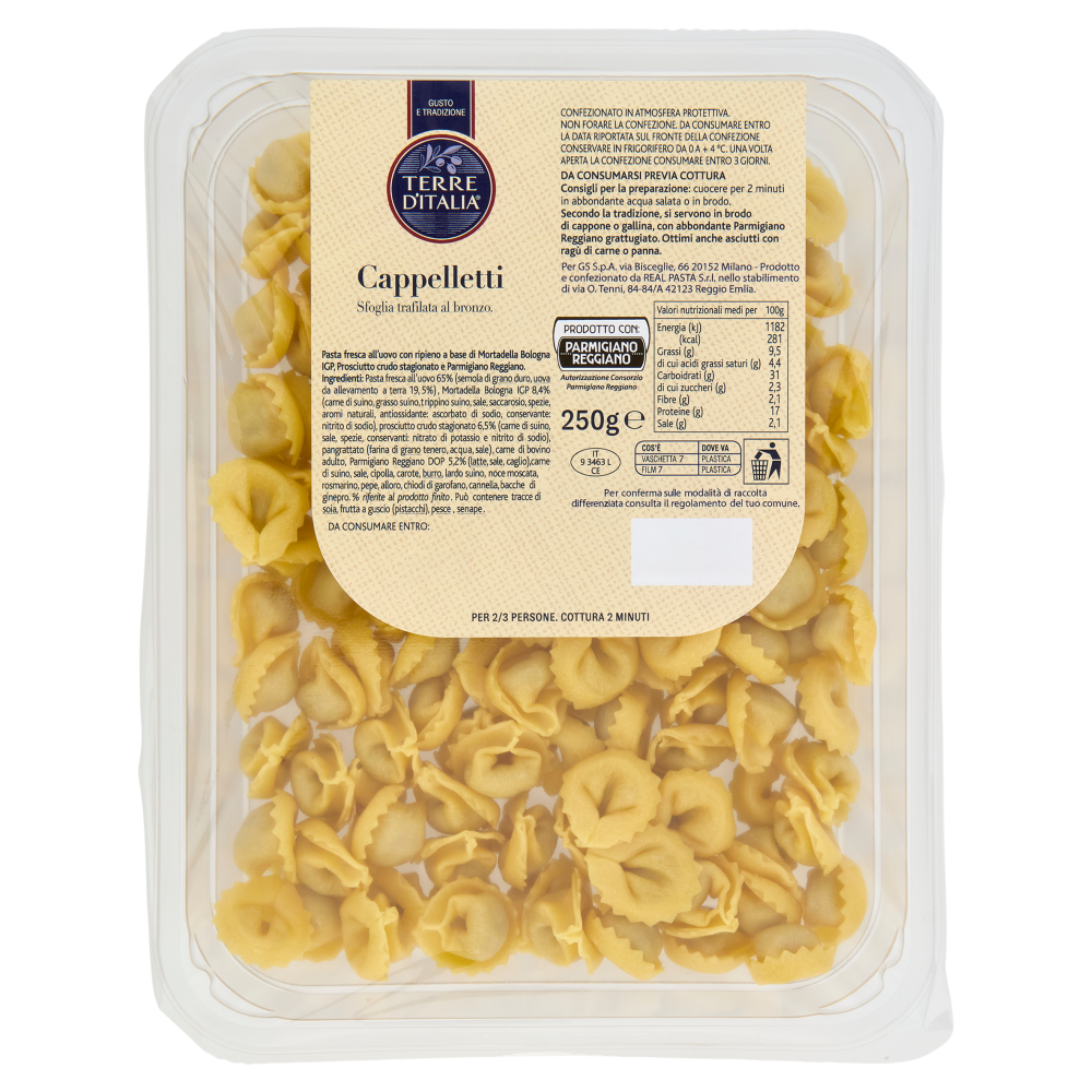 Terre d'Italia Cappelletti 250 g