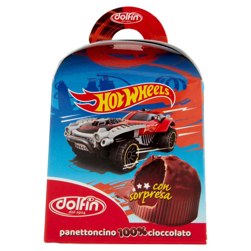 dolfin panettoncino 100% cioccolato Hot Wheels 40 g
