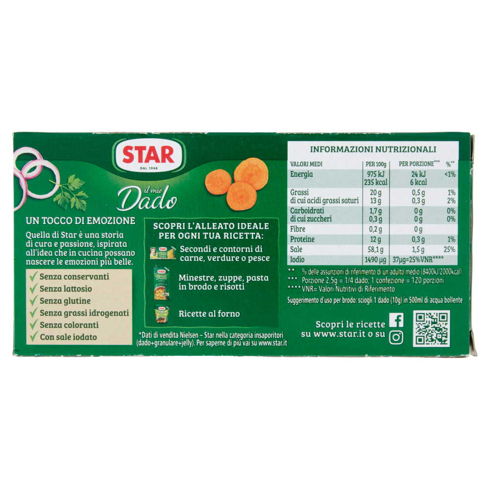 Star il mio Dado Classico 30 Dadi 300 g
