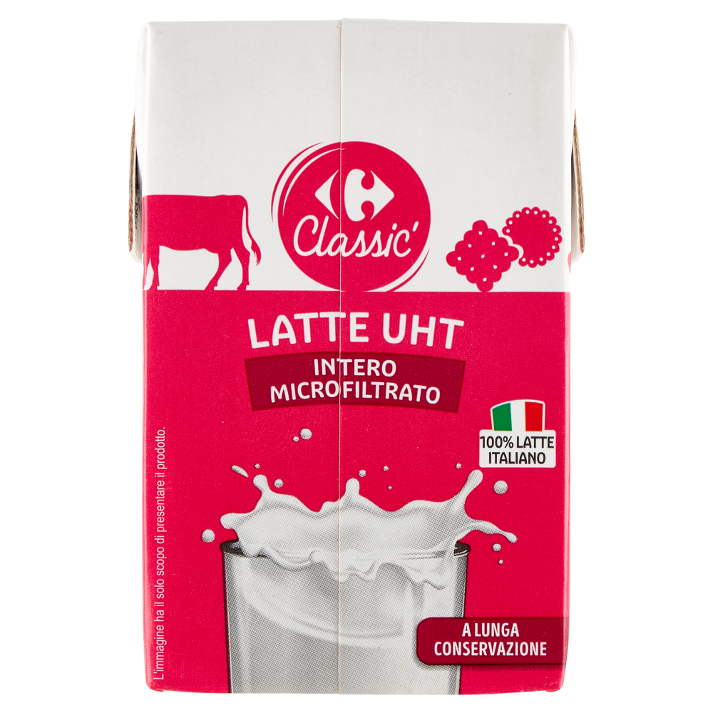 Carrefour Classic Latte UHT Intero Microfiltrato 500 ml