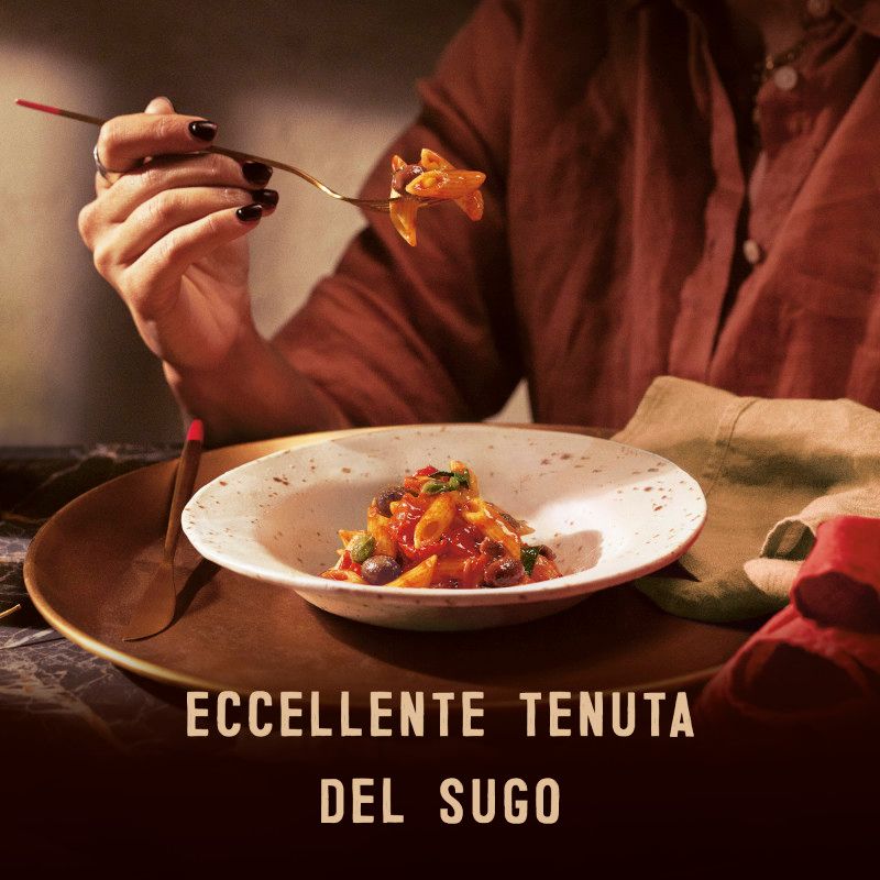 Barilla Al Bronzo Pasta Mezze Penne Rigate 500g