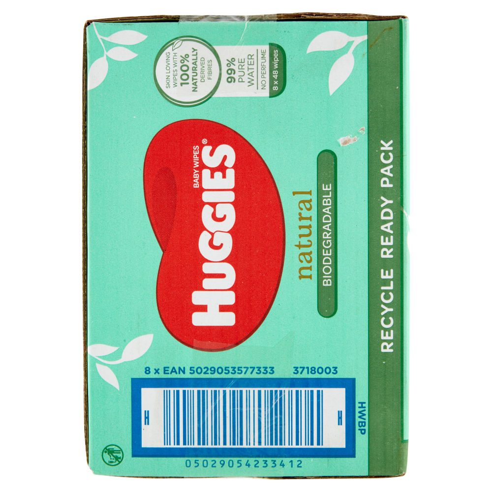 Huggies Baby Wipes natural 8 x 48 pz