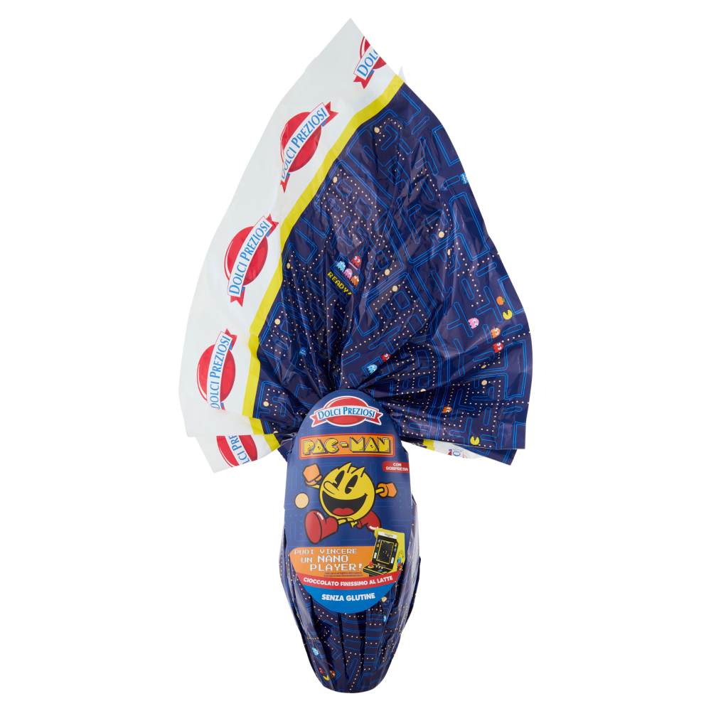 Dolci Preziosi Uovo Cioccolato Finissimo al Latte Pac-Man 320 g