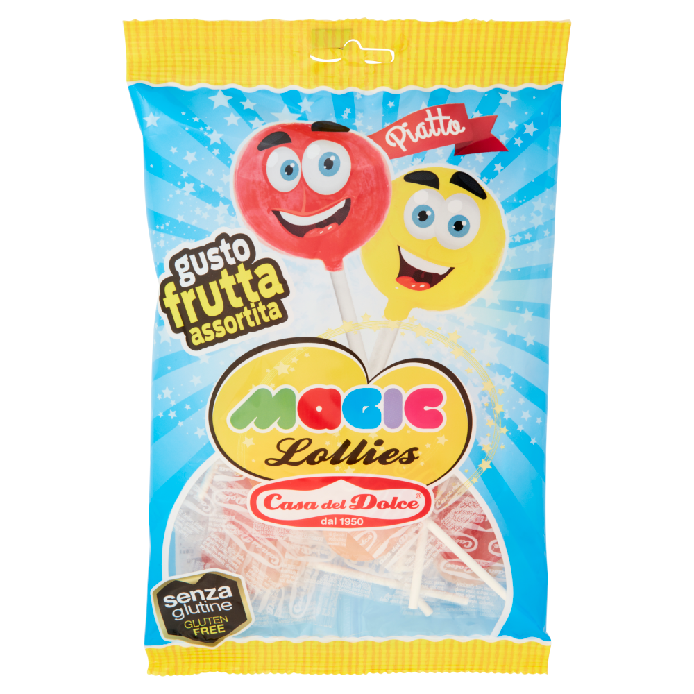 Casa del Dolce Magic Lollies Piatto gusto frutta assortita 108 g