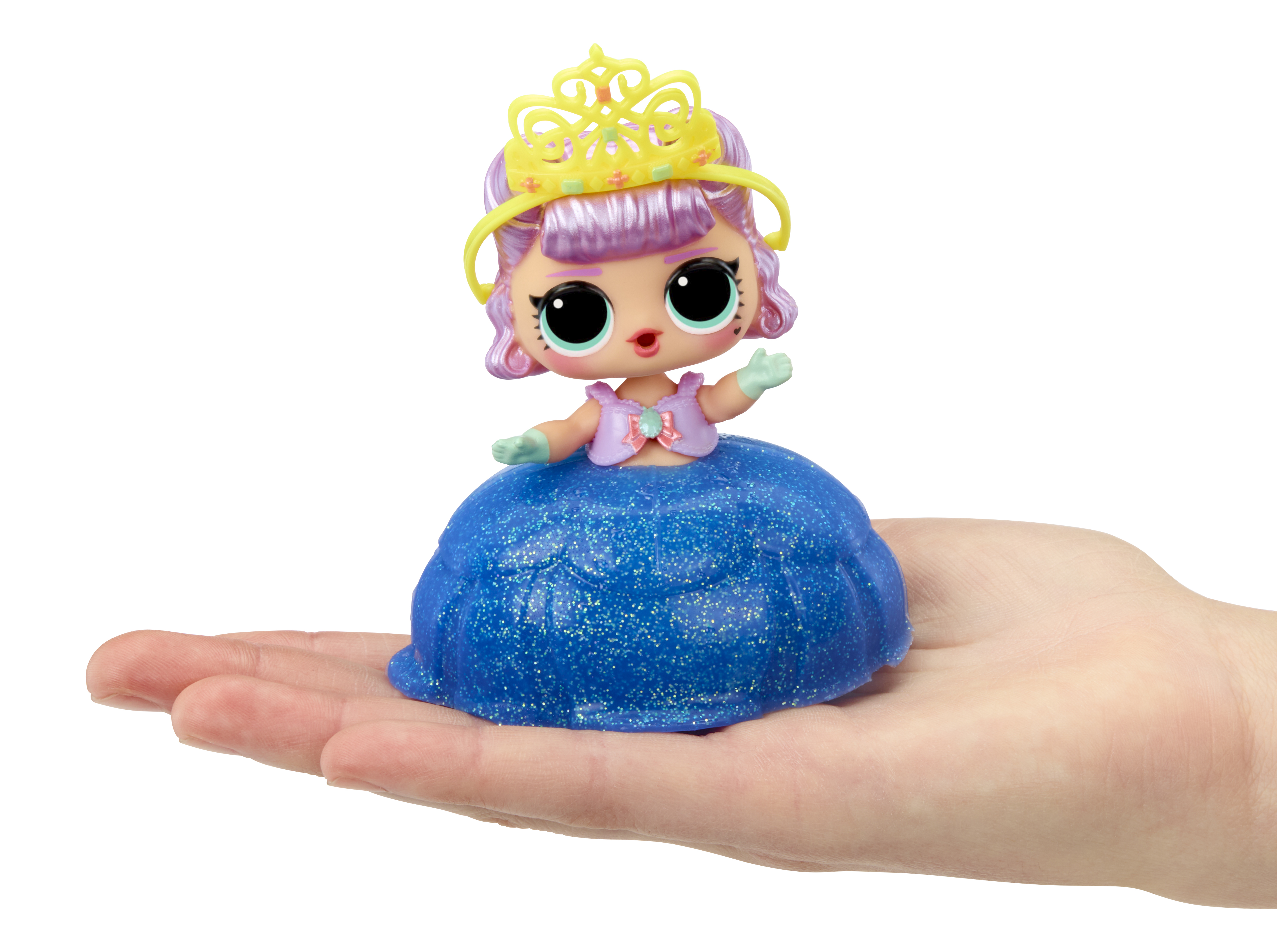 L.O.L. Surprise! Princess Tots - Include 1 Bambola, Confezione sorpresa, 2 Colori per Creare un Abito da Principessa, Colleziona Tutte le 8 Bambole