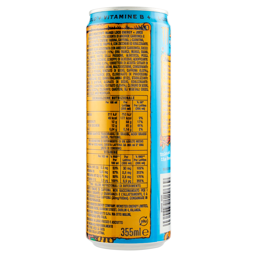Monster Energy, Mango Loco 355ml (CAN)
