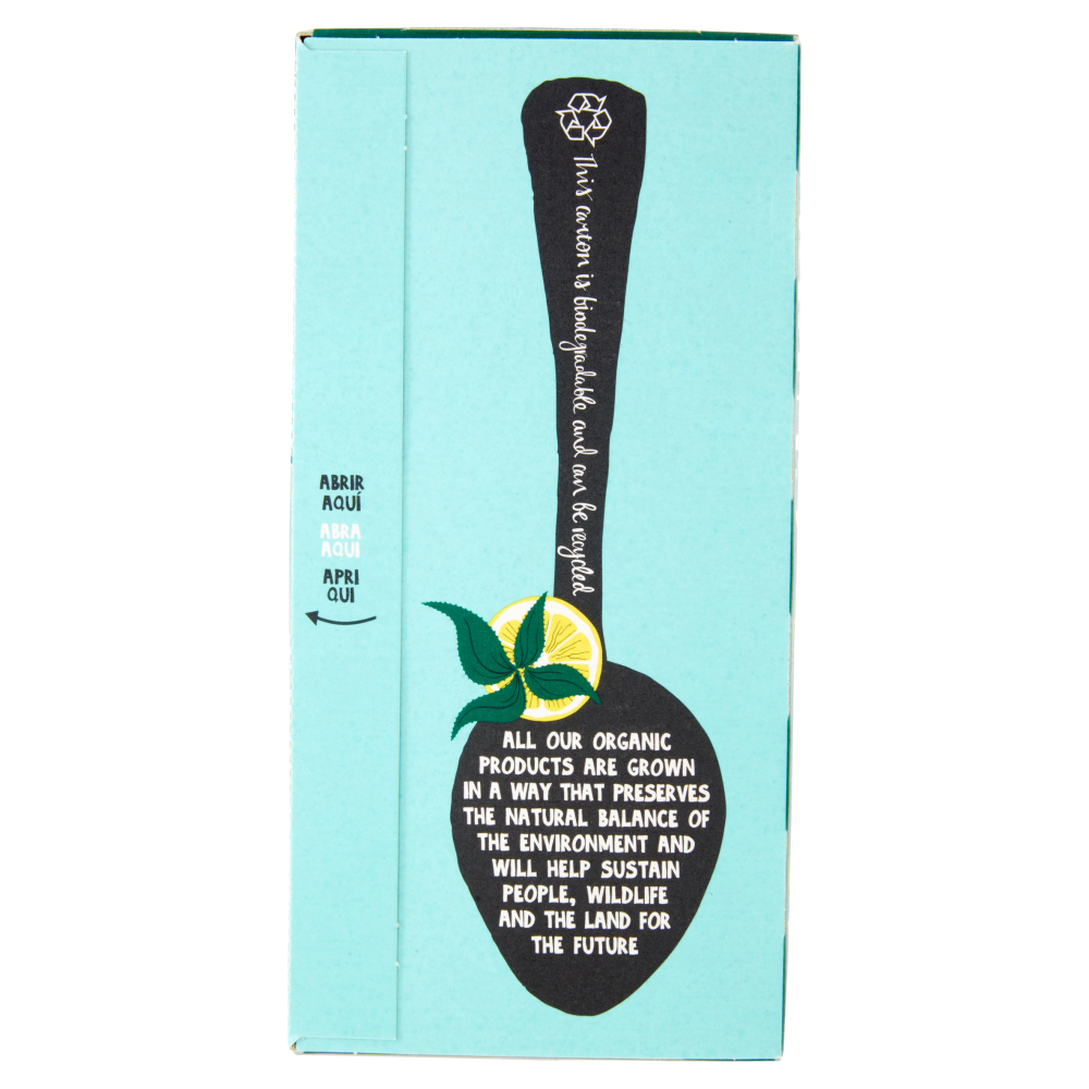 CUPPER T&egrave; Verde al Limone Aloe Vera Bio Fairtrade, T&egrave; con Gusto Vivace e Agrumato, 20 Bustine 37 g