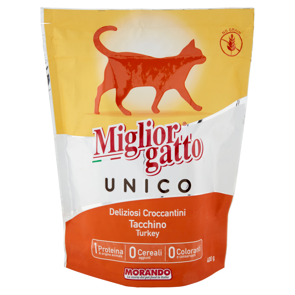 Migliorgatto Unico Deliziosi Croccantini Tacchino 400 g