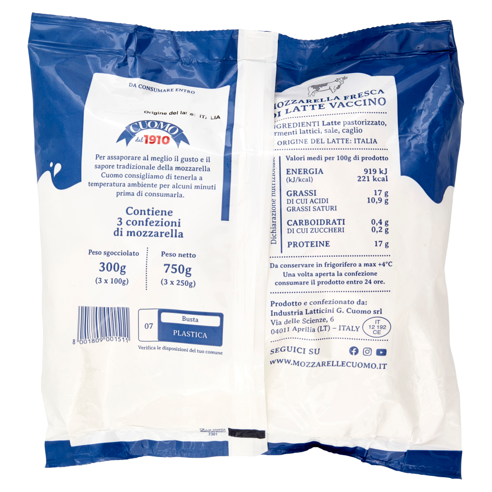 Cuomo Bocconcini 3 x 100 g