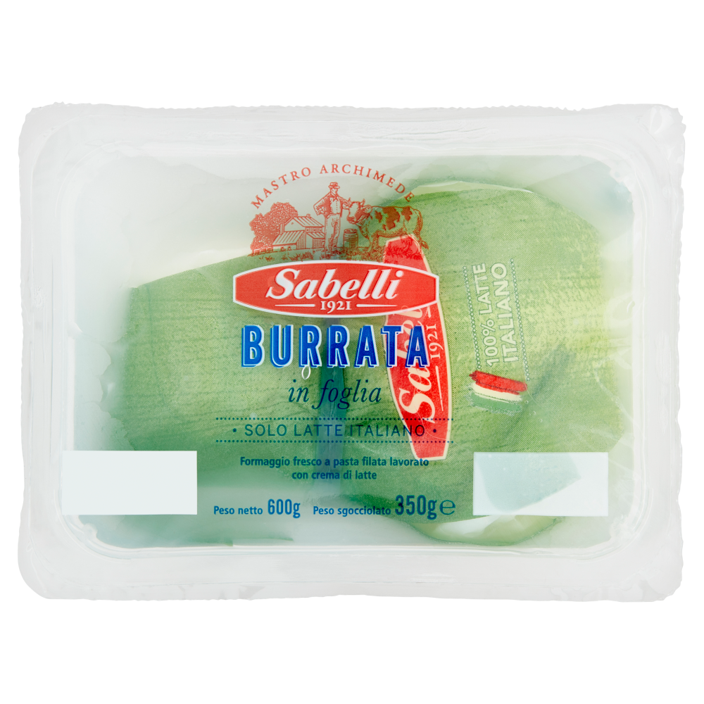 Sabelli Burrata in foglia 350 g
