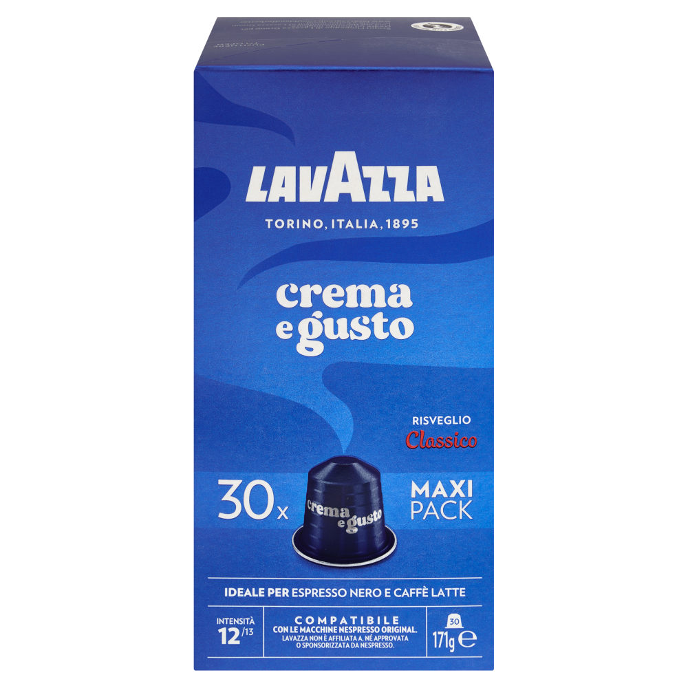 Lavazza crema e gusto Classico Compatibile con Nespresso Original 30  Capsule 171 g