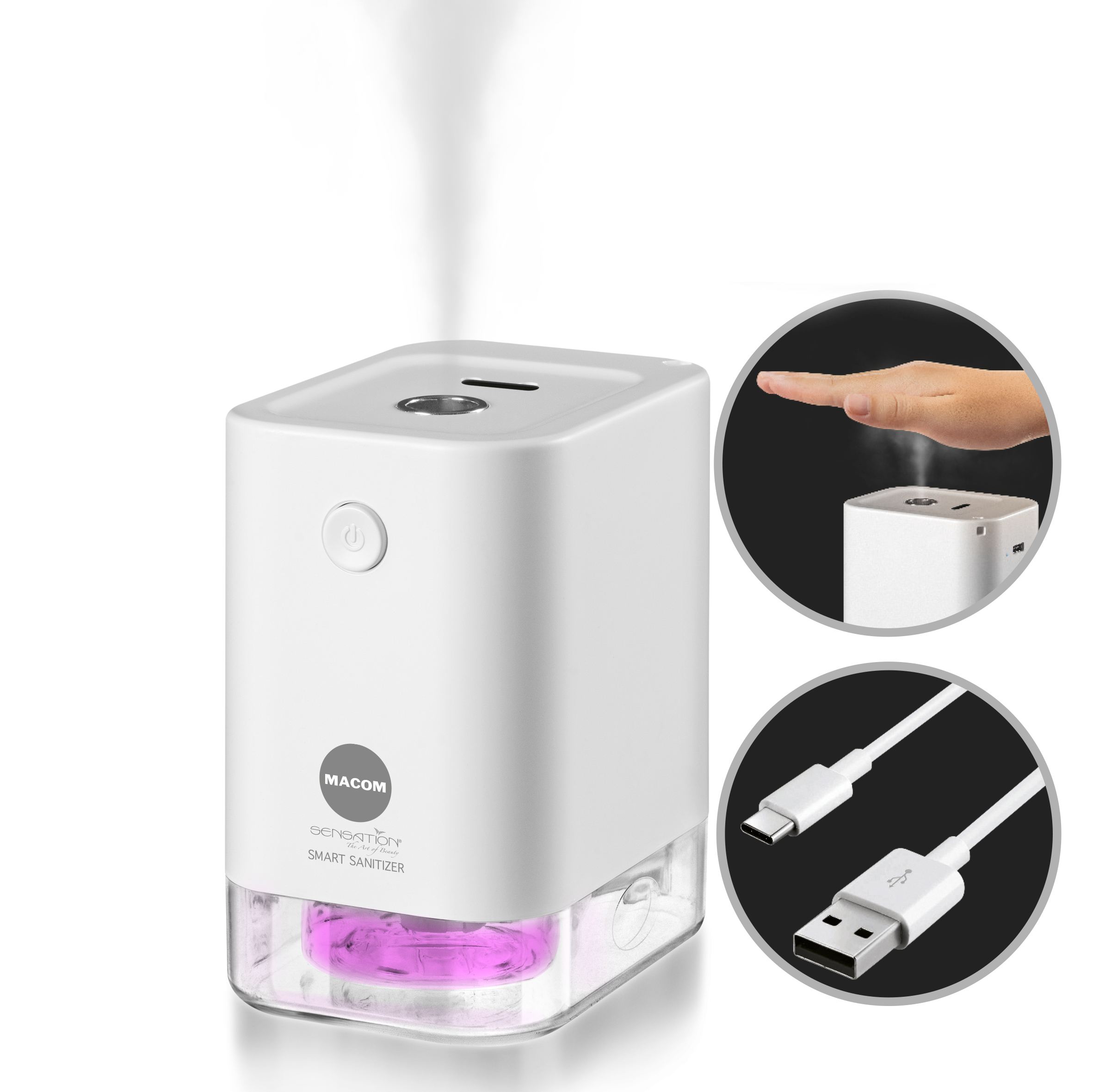 Macom SMART SANITIZER Igienizzante per mani 45 ml Tubo Liquido