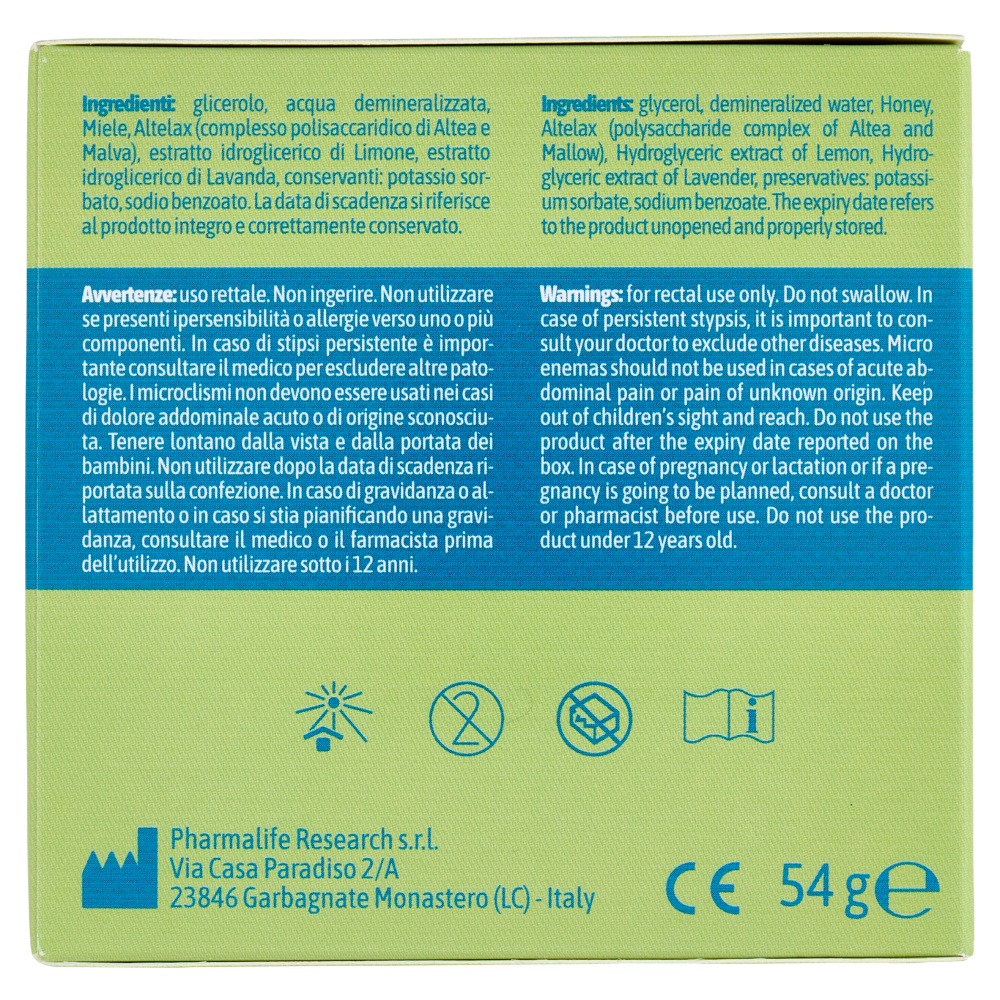 Benex&egrave; X il Tuo Intestino Microclismi Natural per Uso Rettale Adulti 6 x 9 g