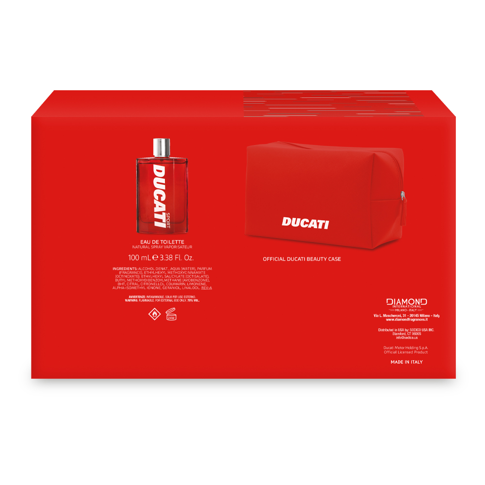 DUCATI SPORT GIFT SET (EDT 100ML + BEAUTY ROSSO)