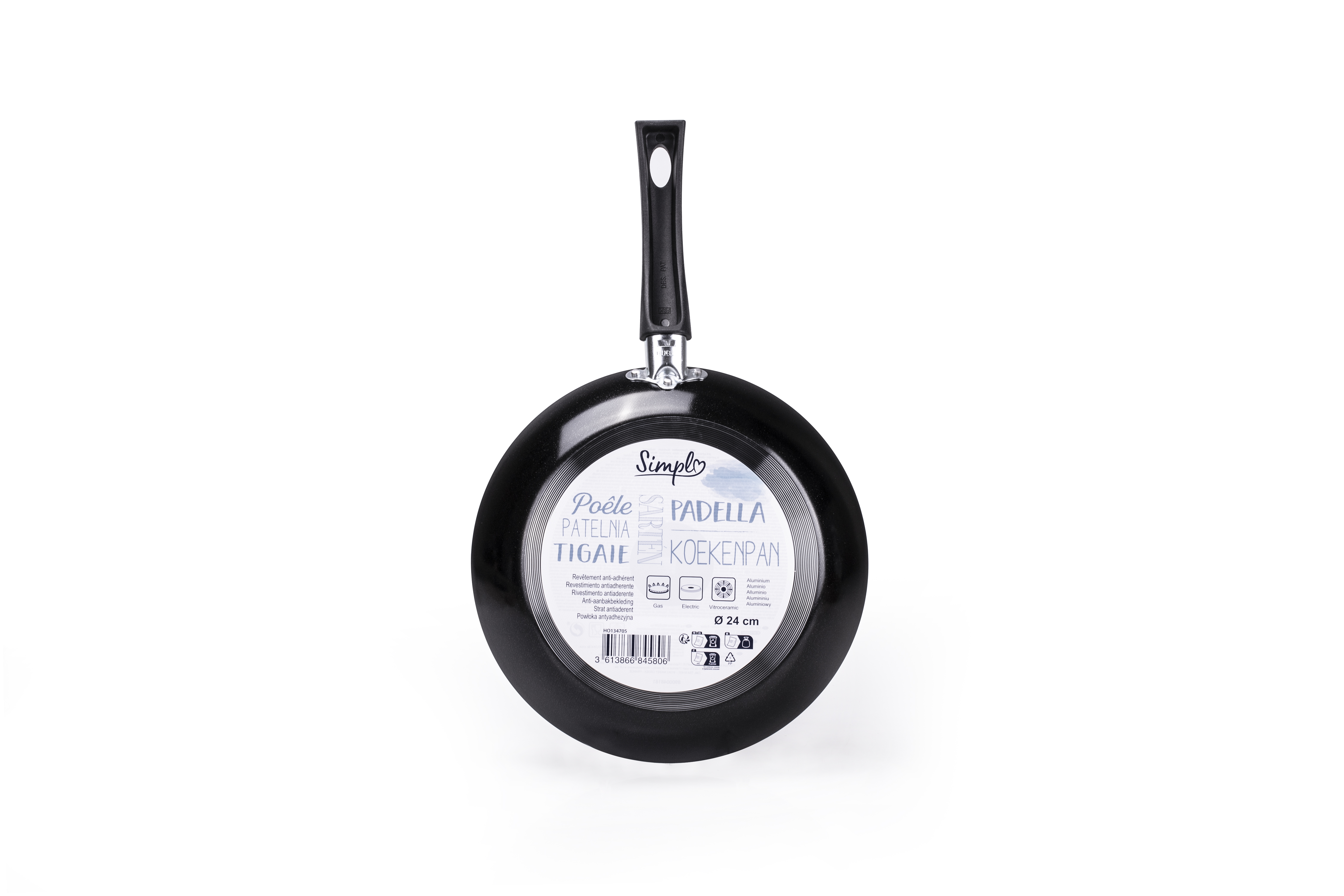 Simpl 3613866845806 padella Pentola multiuso Rotondo