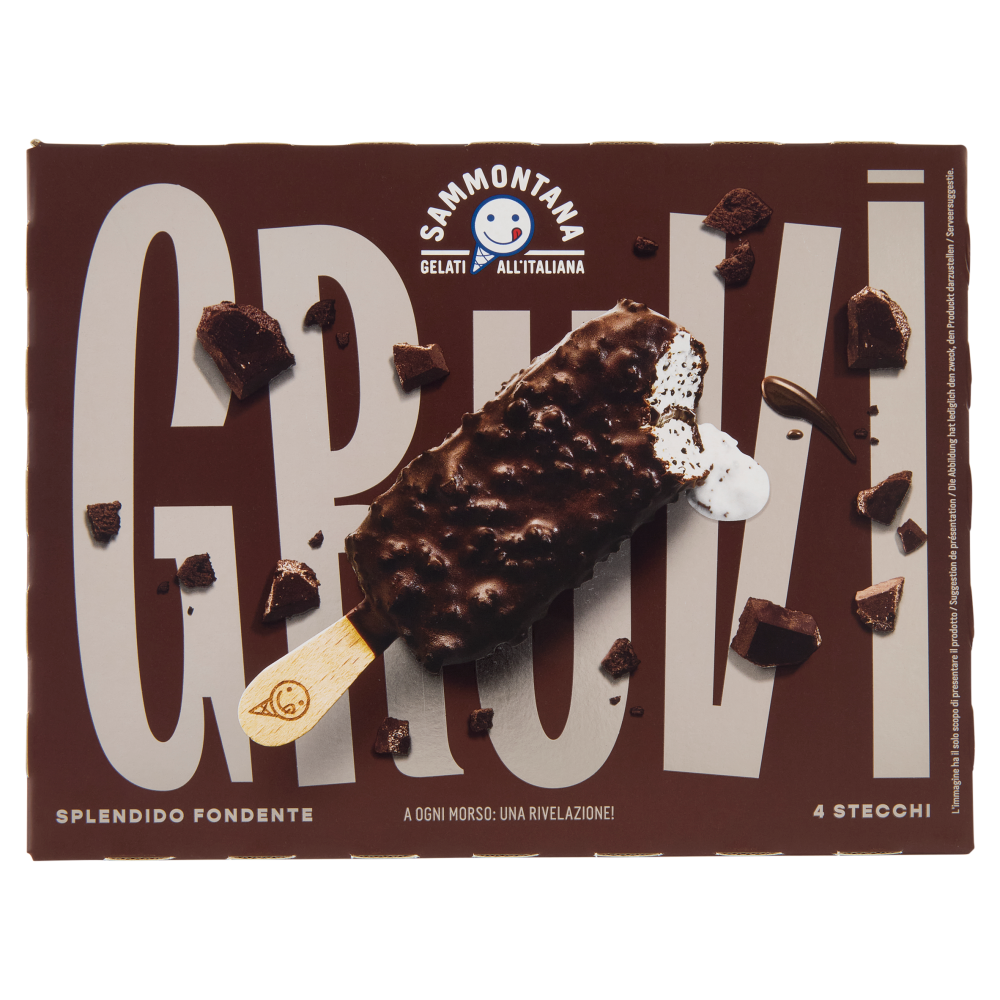 Sammontana Gruvi Splendido Fondente 4 x 60 g