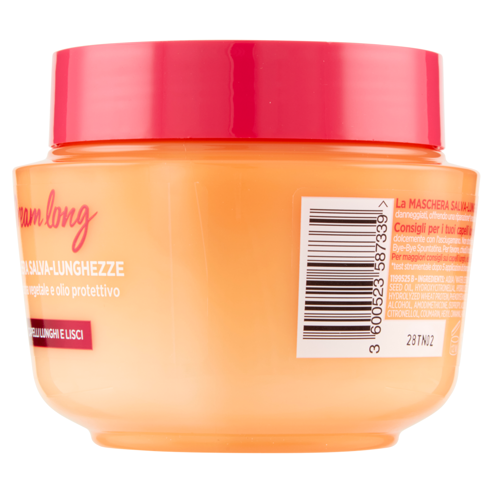L'Oréal Paris Maschera Capelli Elvive Dream Long, per Capelli Lunghi e Danneggiati, 300 ml