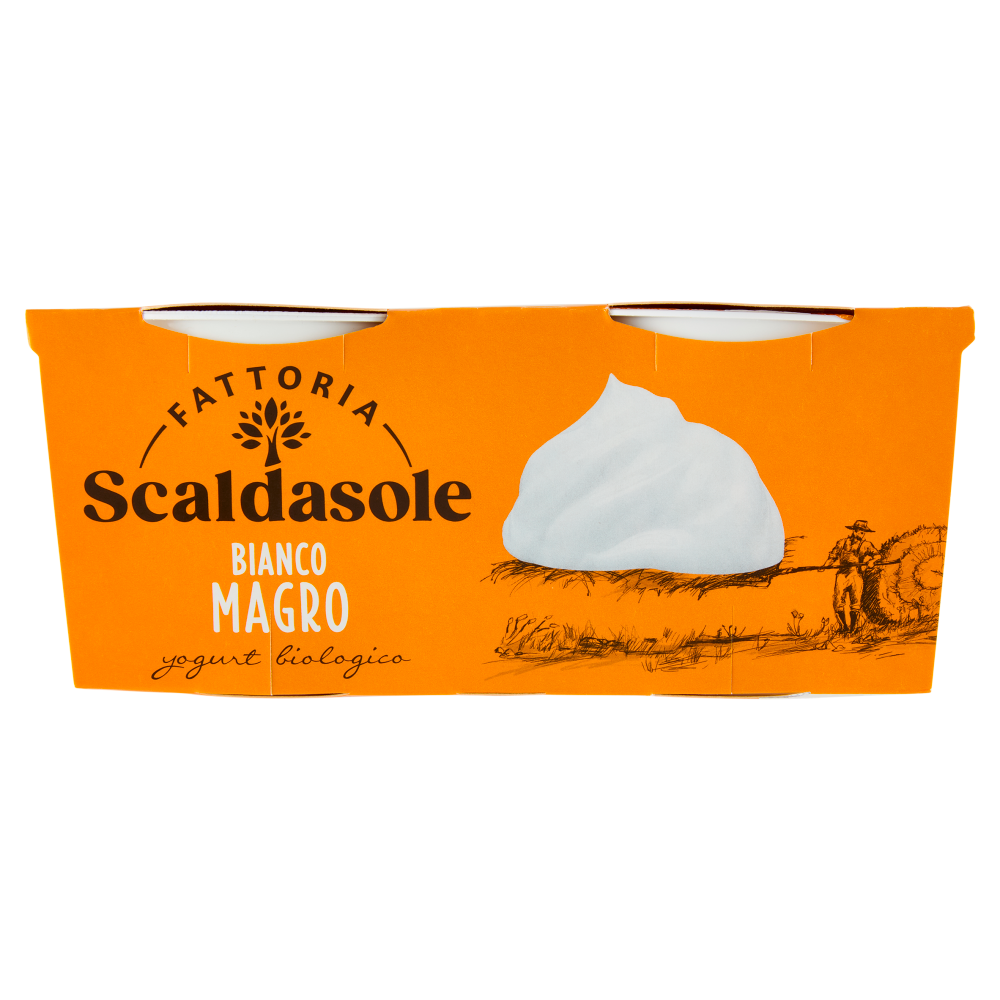 Fattoria Scaldasole Bianco Magro yogurt biologico 2 x 115 g