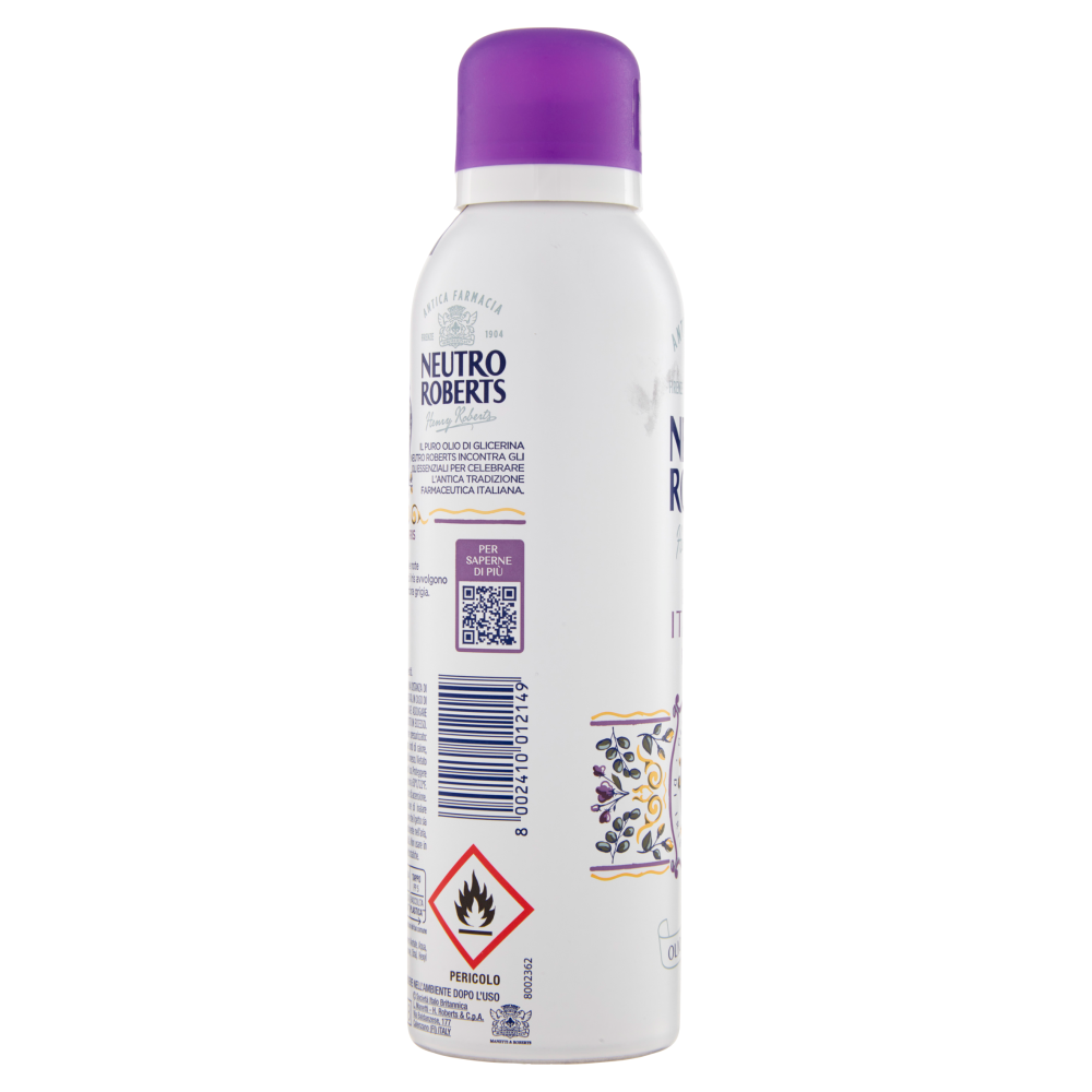 Neutro Roberts Essenze Italiane Firenze Olio Essenziale di Iris e Ambra Grigia 200 ml