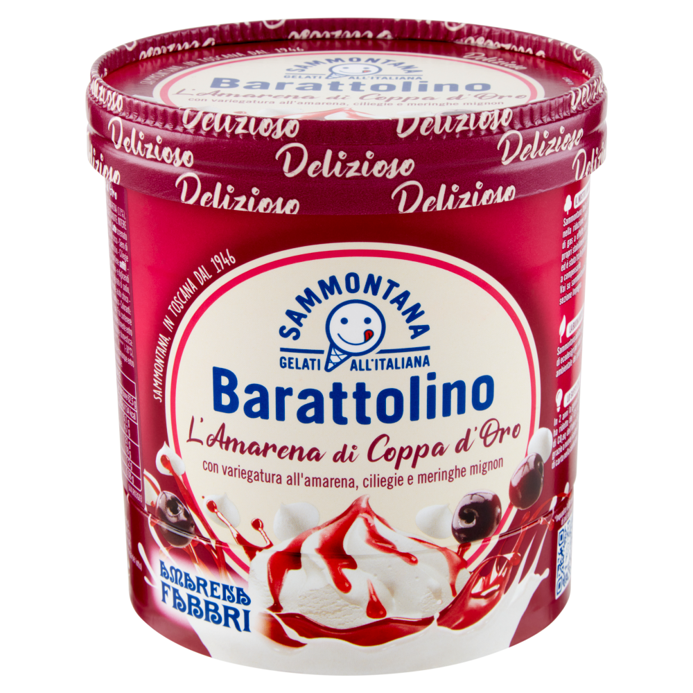 Sammontana Barattolino Delizioso l'Amarena di Coppa d'Oro 500 g